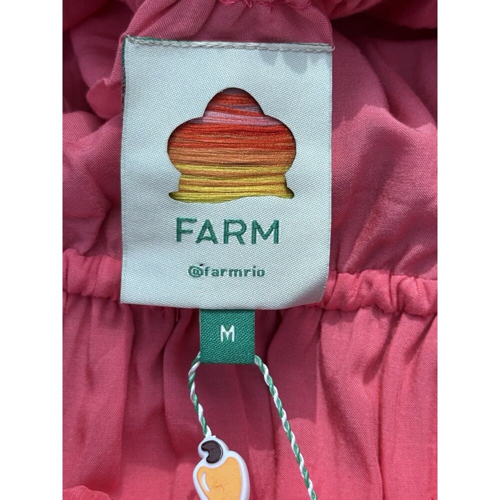 FARM Rio Mixed Stripes Strapless Maxi Dress Size M NWT Multicolor MSRP 245 - Picture 7 of 16